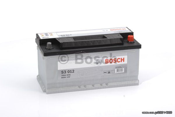 Μπαταρία Αυτοκινήτου Bosch S3012 12V 88AH-740EN A-Εκκίνησης