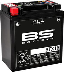 Μπαταρία Μοτοσυκλέτας BS-BATTERY  BTX16 SLA 14.7AH 230EN Αντιστοιχία  YTX16-BS