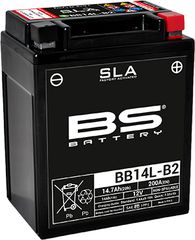 Μπαταρία Μοτοσυκλέτας BS-BATTERY  BB14L-A2  SLA 14.7AH 200EN Αντιστοιχία  YB14L-A2