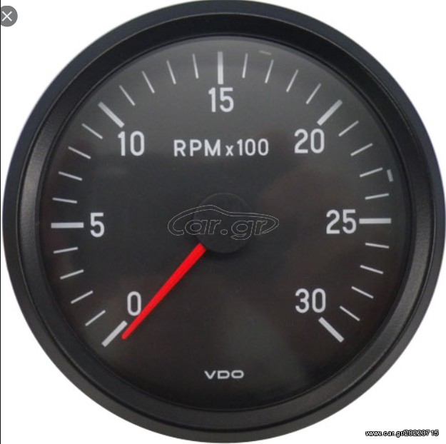 ΣΤΡΟΦΟΜΕΤΡΟ VDO 24V 0-3000rpm Φ:80