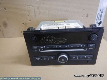 SAAB 9.3 2004-2007 RADIO CD KASETOFONO ME KOD -12 77 4897  TEM 1 CONT  TIM 99E  LODA 8