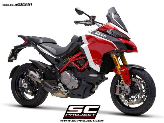 Sc Project Εξάτμιση Τελικό S1 S.Steel/Carbon End Ducati Multistrada 1260 2018 - 2020 Euro4