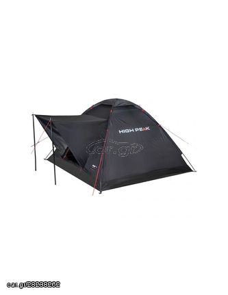 High Peak Beaver 3 Σκηνή Camping Igloo Μαύρη 3 Εποχών για 3 Άτομα 200x180x120εκ. 10320