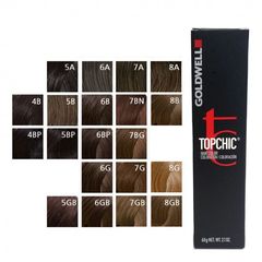 Goldwell Topchic Permanent Hair Color (60ml) 4B (Καστανό Αβάνας)