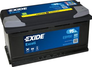 Μπαταρία Αυτοκινήτου Exide Excell EB950 12V 95AH  800EN A-Εκκίνησης