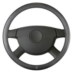 Κάλυμμα τιμονιού Soft Grip Hallow 38cm (τέλεια εφαρμογή) μαύρο 16634