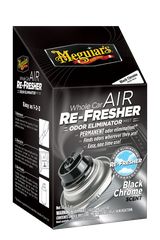 Meguiar’s σπρέι απολύμανσης A/C Odor Eliminator + Air Refresher Black Chrome (μπόμπα) G181302