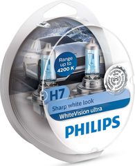Philips White Vision Ultra H7 (Sharp White Look) +60% 12972WVUSM