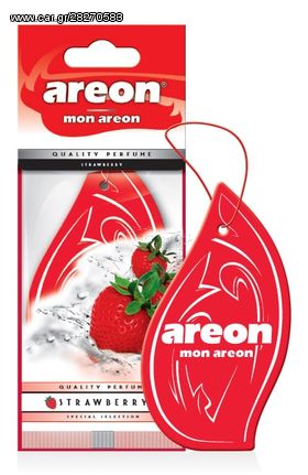 Areon Apple Strawberry (Φράουλα)-Αρωματικό δεντράκι αυτοκινήτου MA40