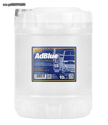 Mannol AdBlue 10LT DIN70070 ISO22241-1/-2/-3