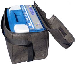 OEM μαύρο κάλυμμα μπαταρίας 55-63ΑΗ Size B (25x20x18cm)
