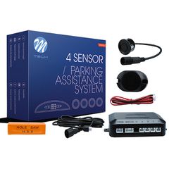 Μtech σύστημα παρκαρίσματος με Buzzer με 4 διαιρούμενες μαύρους 21.5mm
