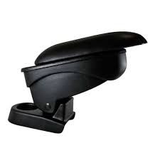 CIK τεμπέλης αυτοκινήτου S1 για VW Peugeot 206 1998- με βάση και ρύθμιση καθ'ύψους (μαύρος-δέρμα)