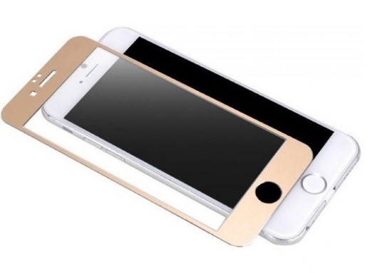 Full Screen Protector σιλικόνης για iPhone 6 Gold