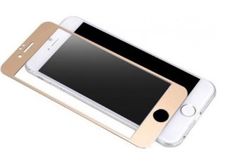 Full Screen Protector σιλικόνης για iPhone 6 Gold