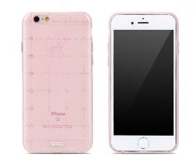 iPhone TPU Protective Cover για iPhone 6/6S ροζ Remax Clear
