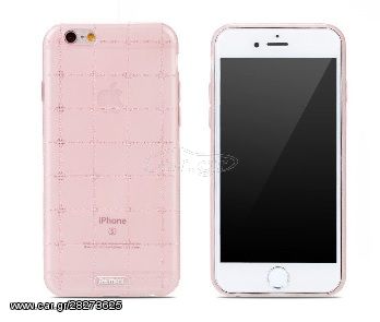 iPhone TPU Protective Cover για iPhone 6/6S ροζ Remax Clear