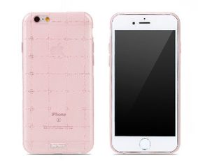 iPhone TPU Protective Cover για iPhone 6/6S ροζ Remax Clear