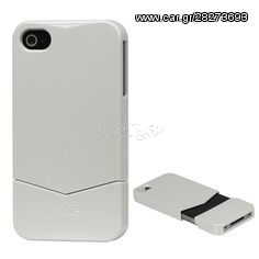 More Racer GT λευκή θήκη για iPhone 4/4S