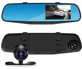 Κάμερα αυτοκινήτου καθρέπτης HD DVR καταγραφικό 1080P & LCD οθόνη 4,3"