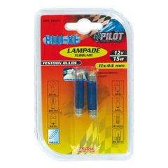 Σετ λαμπάκια 15W SV8,5 44mm Pilot Blue Xenon 4500K