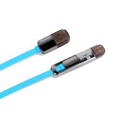 Remax Τransformers Data Line 1000mm High Speed καλώδιο φόρτισης μπλε για iPhone 5-6-Samsung