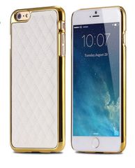 ΟΕΜ δερμάτινη Θήκη Πολυτελείας για iPhone 6 White/Gold