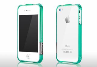Bumper Color Gem Lucent για iPhone 4G/4S Εmeralnd