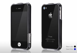 Bumper Color Gem Lucent για iPhone 4G/4S Βlack Onyx