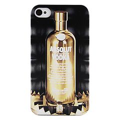 Θήκη  iPhone 4G/4S Absolut Vodka Gold για αλκοολικούς και μη