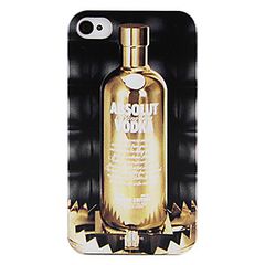 Θήκη iPhone 4G/4S Absolut Vodka Gold για αλκοολικούς και μη
