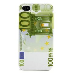 Θήκη για Iphone 4G/4GS σε χαρτονόμισμα των 100€