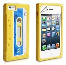 Yellow Retro Θήκη Κασέτα 90 Iphone 4G/4S