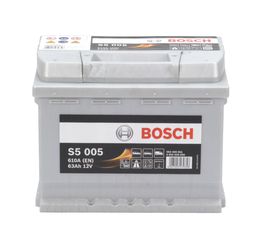 Bosch S5005 – Μπαταρία Αυτοκινήτου 12V 63Ah 610A (EN) – 242×175×190 mm Δ+