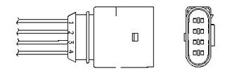 Αισθητήρας Λ NGK OZA516-AU1 A4/Passat 00-02