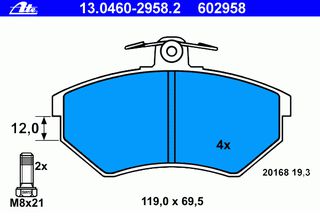 357698151B Γνήσια Τακάκια ΑΤΕ 13046029582