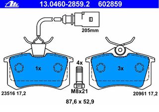 7M3698451EΑΤΕ Τακάκια 13046028592
