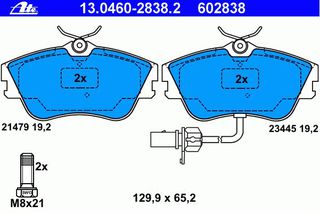 7D0698151G Μπροστινά Τακάκια ATE 13046028382