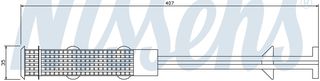 95327 – NISSENS, Φίλτρο Υγρού BMW 5 E60/E61 ,6 E63/E64, 7 E65/E66/E67