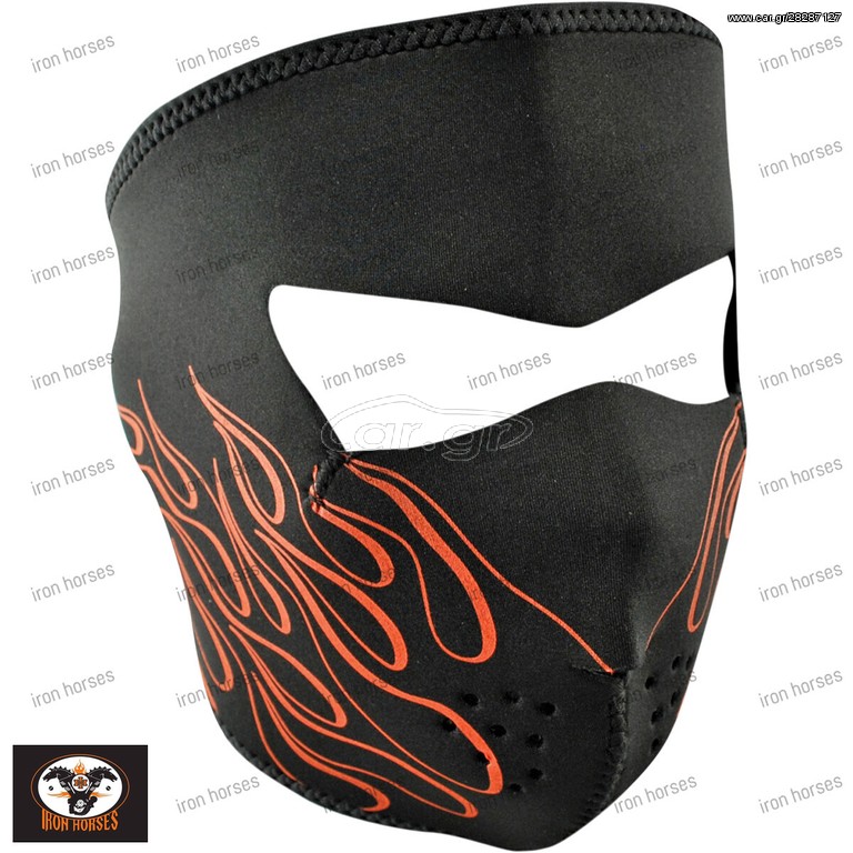 ΜΑΣΚΑ FULL FACE MASK FLAMES ONE SIZE