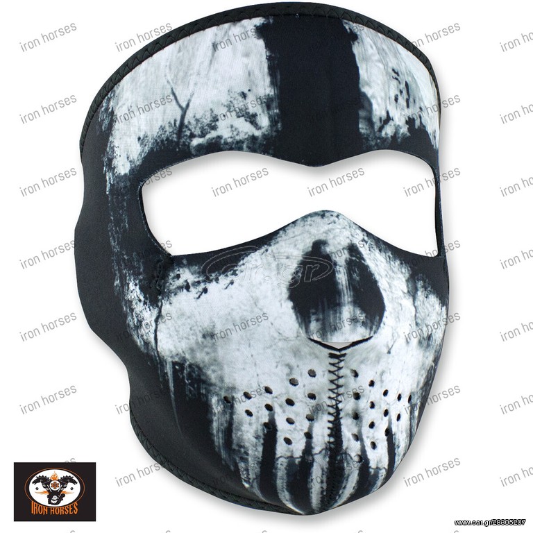 ΜΑΣΚΑ FULL FACE MASK SKULL GHOST ONE SIZE