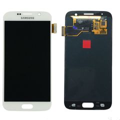 Γνήσια Original Samsung Galaxy S7 G930F G930 Οθόνη LCD + Touch Screen Μηχανισμός Αφής White GH97-18523D (Service Pack By Samsung)