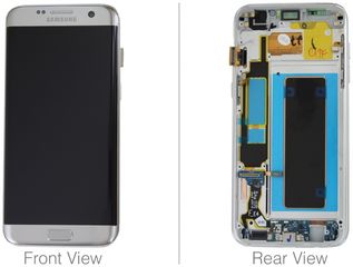 Γνήσια Original Samsung Galaxy S7 Edge G935F G935 Οθόνη Display Screen LCD + Touch Screen Digitizer Μηχανισμός Αφής Silver GH97-18533B
