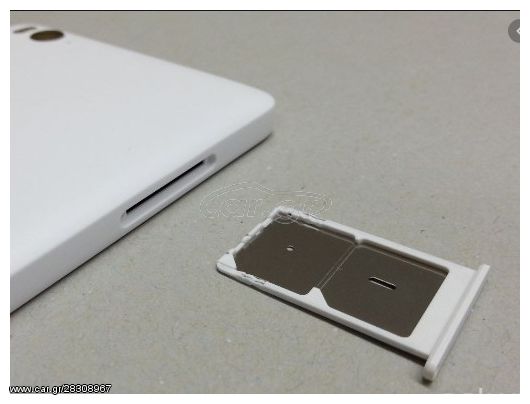 Γνήσιο Original Xiaomi Mi4C Mi 4C Sim Card Tray Θήκη κάρτας White Άσπρο