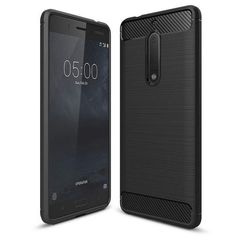 TECH-PROTECT TPU CARBON για το Nokia 6 - Μαύρο