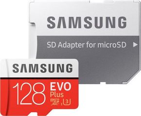 Samsung microSDXC 128GB EVO Plus Class 10 with Adapter (EU Blister) MB-MC128GA/EU