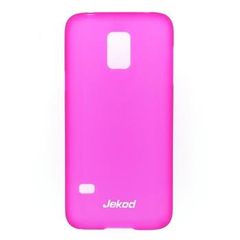 JEKOD TPU Silicone Case Ultrathin 0,3mm Pink για το Samsung G800 Galaxy S5 mini (ΠΕΡΙΛΑΜΒΑΝΕΙ ΠΡΟΣΤΑΣΙΑ ΟΘΟΝΗΣ)