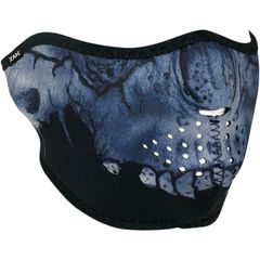 ΜΑΣΚΑ HALF FACE MASK MIDNIGHT SKULL ONE SIZE