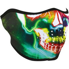 ΜΑΣΚΑ HALF FACE MASK NEON SKULL ONE SIZE