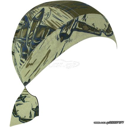 ΜΠΑΝΤΑΝΑ HEADWRAP WWII FLYDANNA® TIE-ON ONE SIZE